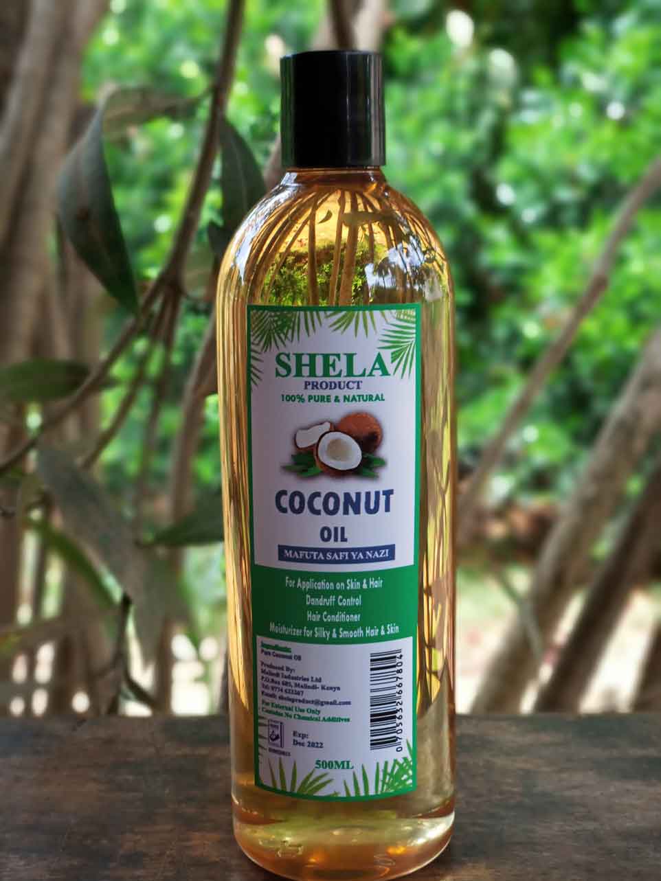 Shela Coconut Oil 500ml - Cocopure