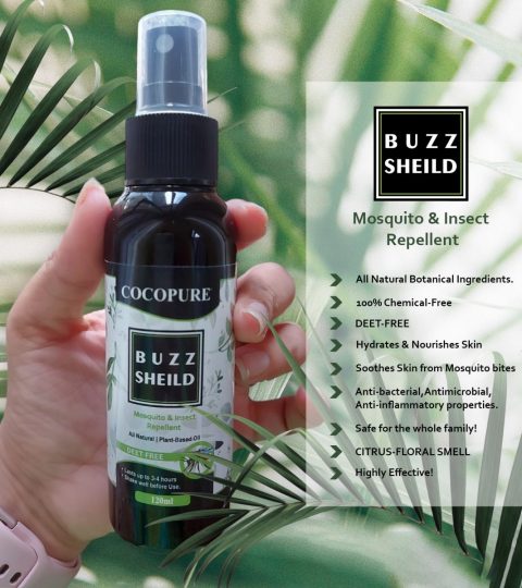 BUZZ SHIELD-Mosquito & Insect Repellent 120ML
